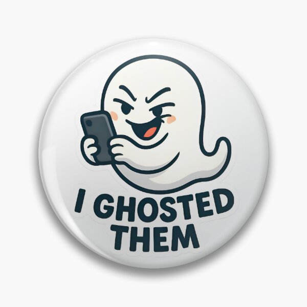 Item preview, I Ghosted Them Funny Ghost Holding Phone Aesthetic Meme designed and sold by AlanyaArtX.