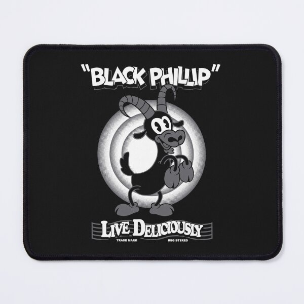 Item preview, Black Phillip - Vintage Cartoon - Witch - Goth Occult - Live Deliciously  designed and sold by KamalLDS.