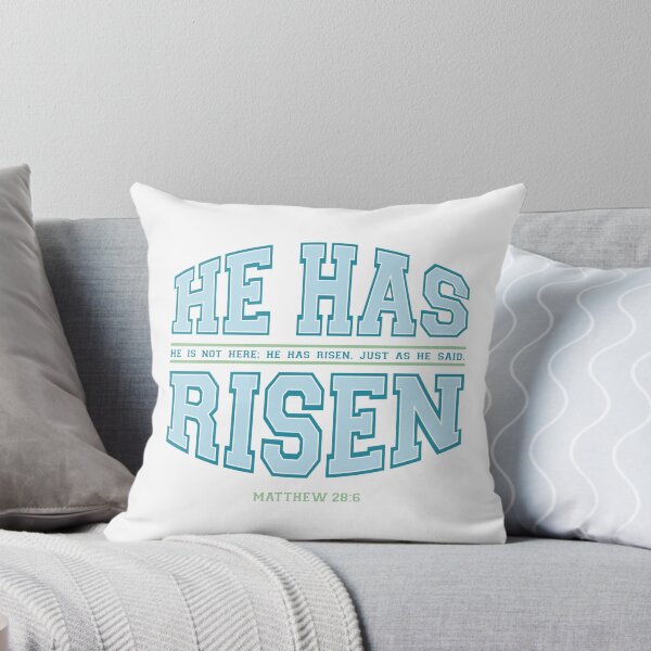 Item preview, He Has Risen - Collegiate Style - Blue designed and sold by Holly Norine Design.