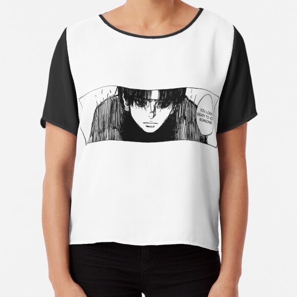 HUNTER X HUNTER CHROLLO LUCILFER MANGA TEXT CAP Chiffon Top