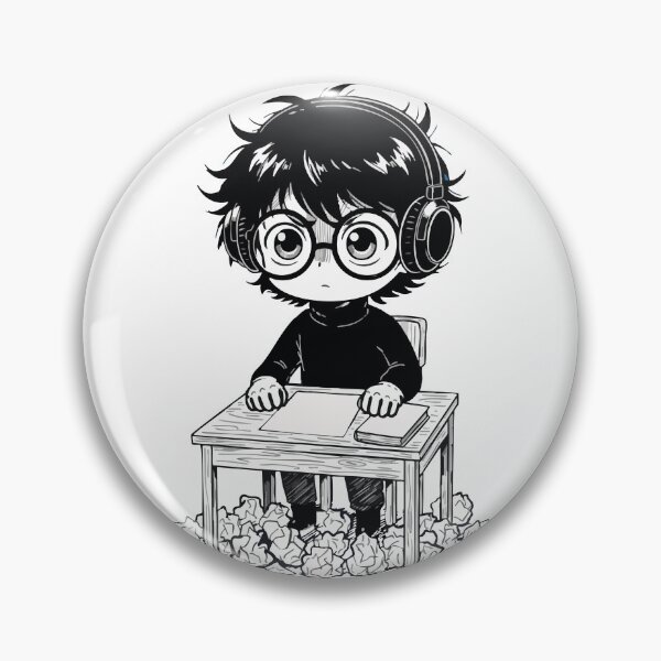 Item preview, Student Headphones Saturation Black and White designed and sold by PixelStudioBe.