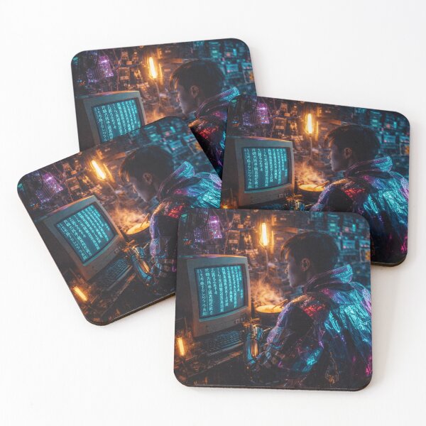 Item preview, Data Dust and Noodle Steam designed and sold by Neon & Neurosis.