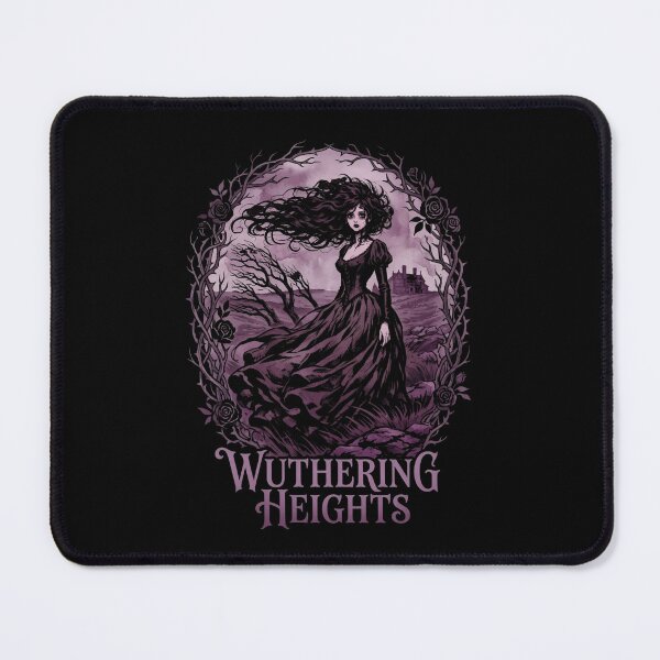 Item preview, Wuthering Heights Purple Gothic Catherine Earnshaw Portrait designed and sold by Fenay Designs.