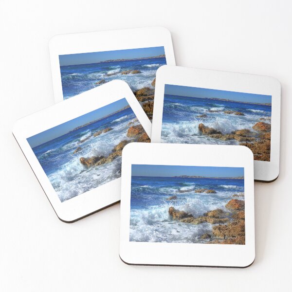 Item preview, Waves crashing against the rocks designed and sold by Christian Bestard.