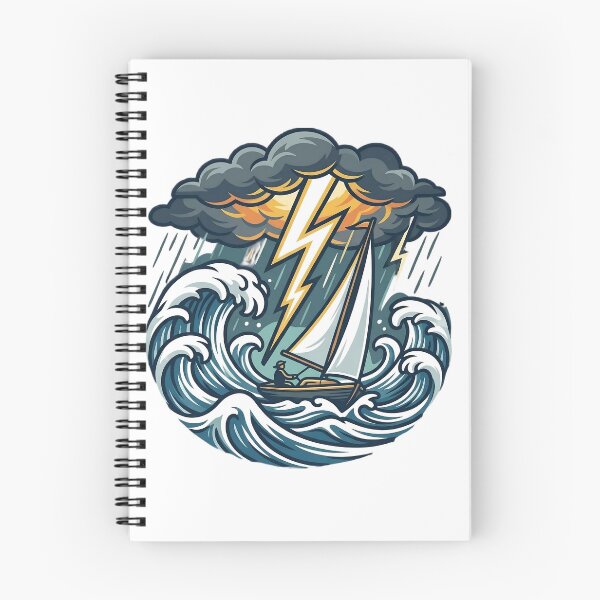 Item preview, Sailboat Escape Design – Ocean Adventure Art designed and sold by Lidel.