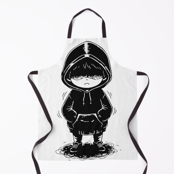Item preview, Child's Hoodie Shadow Hidden Face Solitude designed and sold by PixelStudioBe.