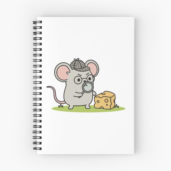 Item preview, Detective Mouse Investigating Cheese with Magnifying Glass designed and sold by mseymo.