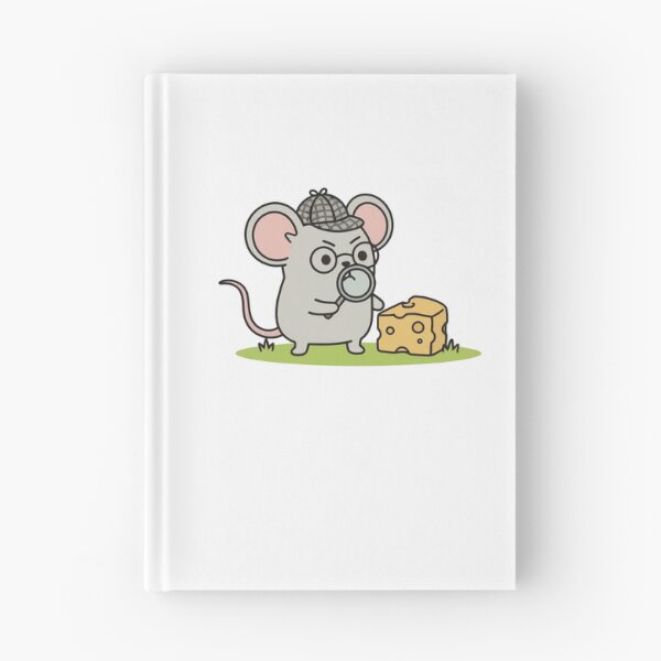 Item preview, Detective Mouse Investigating Cheese with Magnifying Glass designed and sold by mseymo.