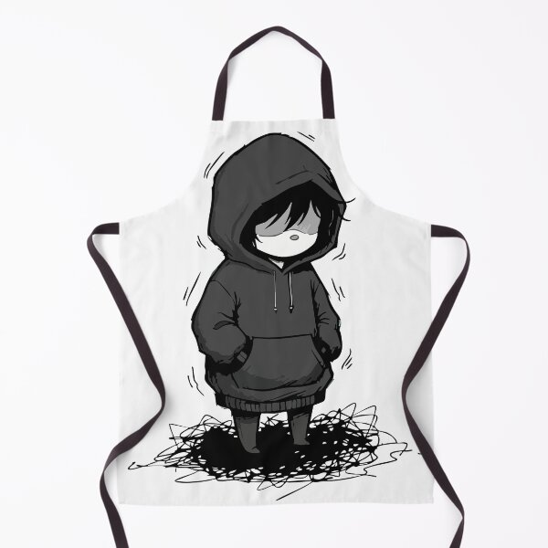 Item preview, Child's Dark Hoodie Masked Gaze Solitude designed and sold by PixelStudioBe.