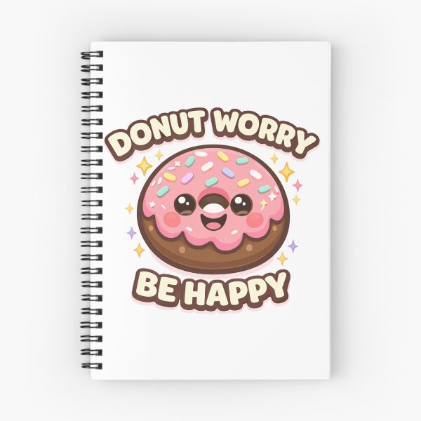 Item preview, Donut Worry Be Happy – Cute Donut Pun Funny Food Humor Design designed and sold by rushaib.