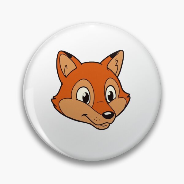 Item preview, Face of a cartoon fox outline collor designed and sold by Carlos M.