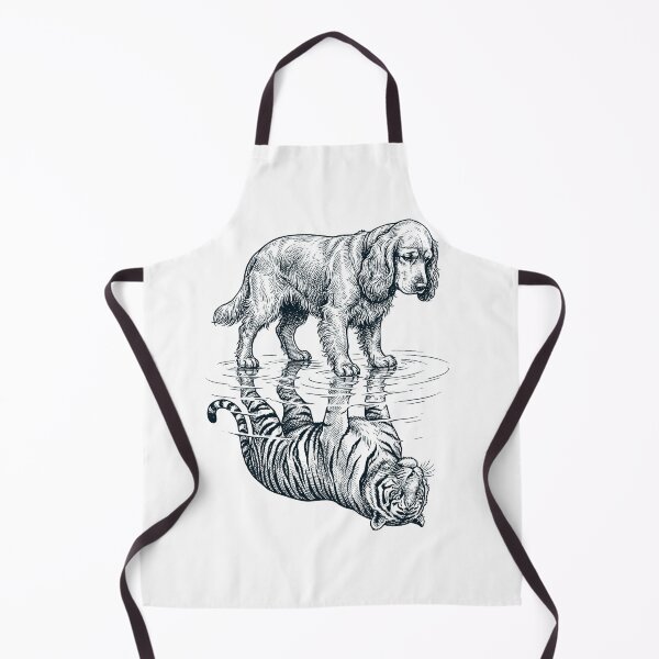 Item preview, Vintage Cocker Spaniel Reflection Tiger Dog Lover designed and sold by DoodleTortle.
