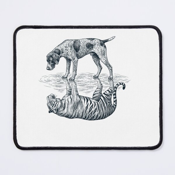 Item preview, Vintage German Shorthaired Pointer Reflection Tiger Dog Lover designed and sold by DoodleTortle.