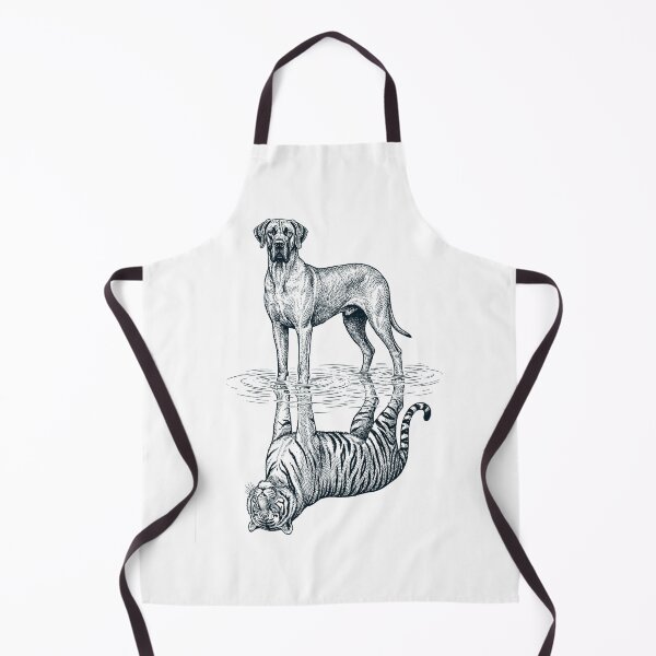Item preview, Vintage Great Dane Reflection Tiger Dog Lover designed and sold by DoodleTortle.