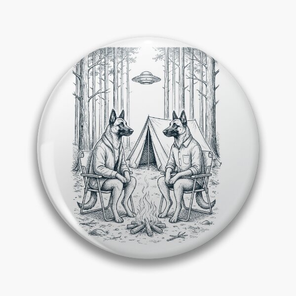 Item preview, Vintage Belgian Malinois Camping UFO Dog Mom Dad Lover designed and sold by TerryConnells.