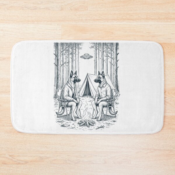 Item preview, Vintage Belgian Malinois Camping UFO Dog Mom Dad Lover designed and sold by TerryConnells.