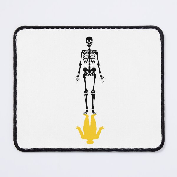 Item preview, Skeleton Reflection – Inner Self Shadow Minimalist Dark Art designed and sold by JustDooo.
