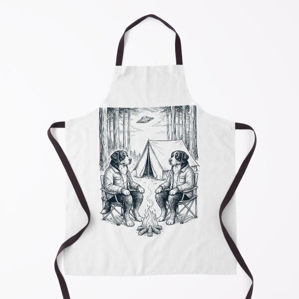 Item preview, Vintage Bernese Mountain Dog Camping UFO Dog Mom Dad Lover designed and sold by TerryConnells.
