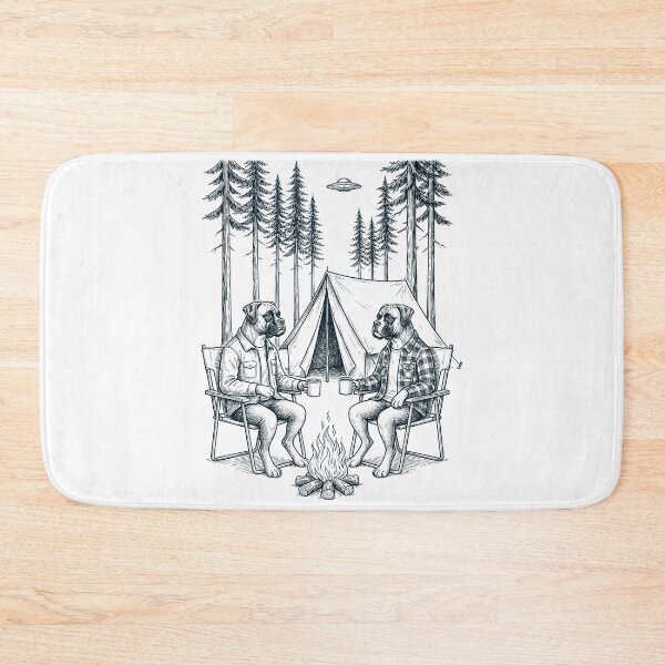 Item preview, Vintage Boxer Dog Camping UFO Dog Mom Dad Lover designed and sold by TerryConnells.