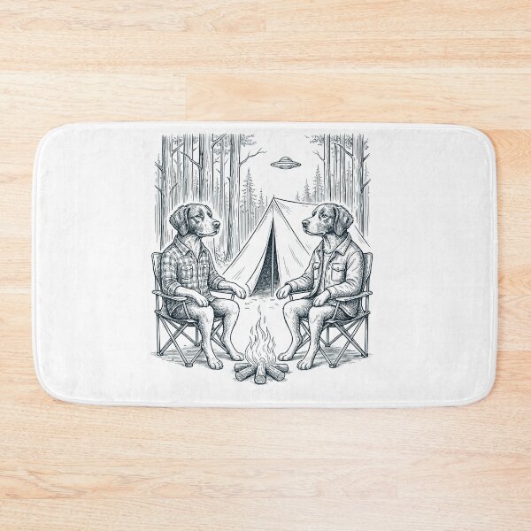 Item preview, Vintage Brittany Camping UFO Dog Mom Dad Lover designed and sold by TerryConnells.