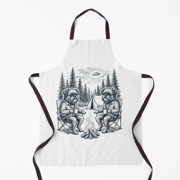 Item preview, Vintage Brussels Griffon Camping UFO Dog Mom Dad Lover designed and sold by TerryConnells.