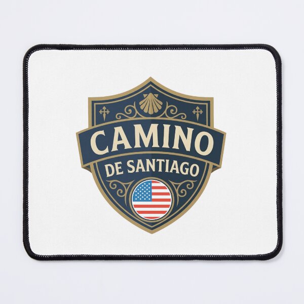 Item preview, Camino de Santiago Badge US Pilgrim Edition designed and sold by bcpilgrim.