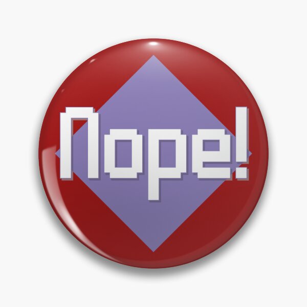 Item preview, Balatro - Nope! pop up sign/graphic designed and sold by gd19.