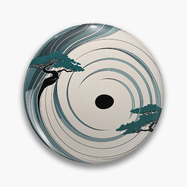 Item preview, Enso Zen Circle with Bonsai Tree Japanese Style   designed and sold by Everdreeam.