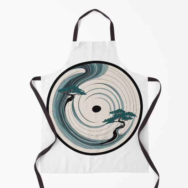 Item preview, Enso Zen Circle with Bonsai Tree Japanese Style designed and sold by Everdreeam.