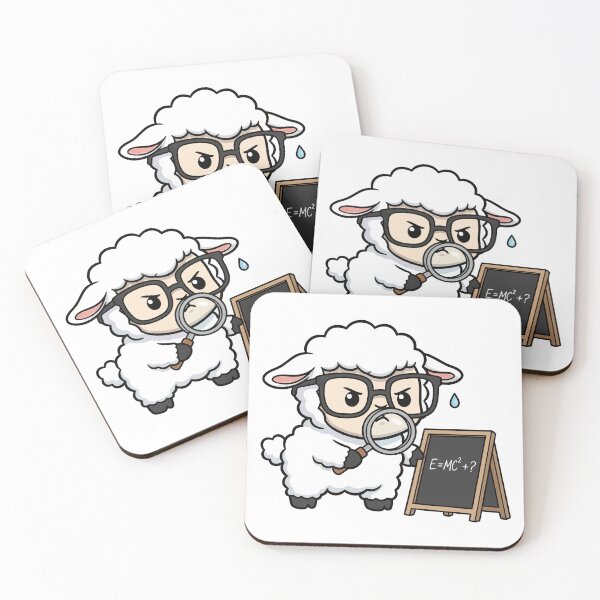 Item preview, Genius Sheep Scientist Solving Physics Equation designed and sold by mseymo.