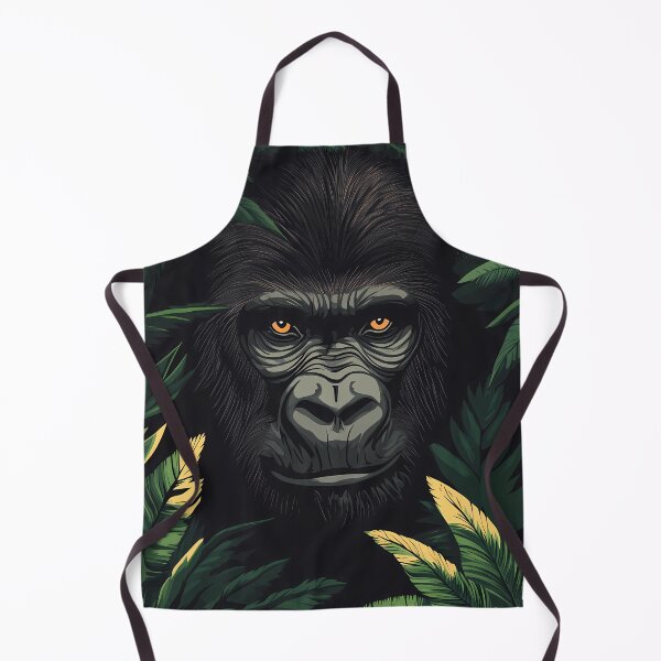 Item preview, Majestic Gorilla in Jungle Shadows – Powerful Wildlife Portrait designed and sold by StaStreetStore.