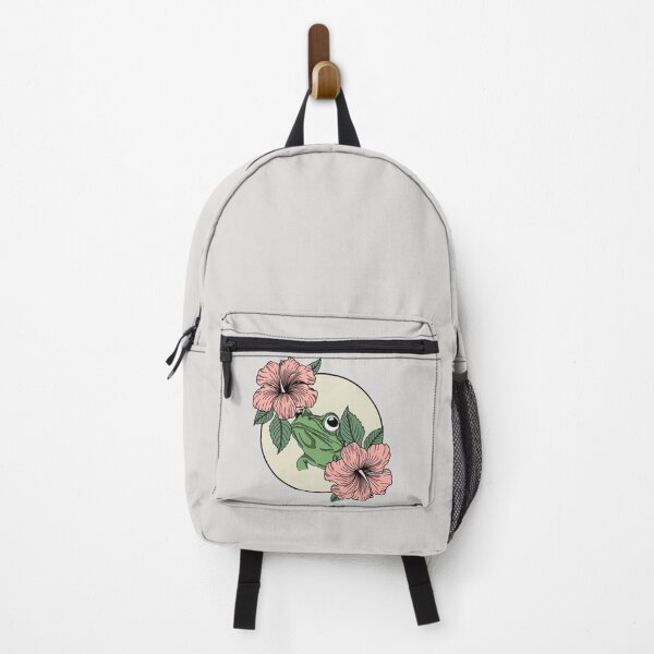 Item preview, Minimalistic frog with flowers designed and sold by Pamelarts.