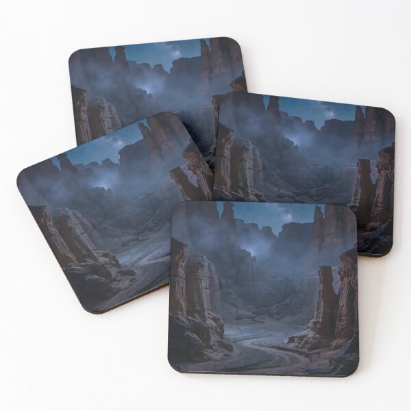 Item preview, Moody Night Desert Canyon with Milky Way designed and sold by Vista Atelier.