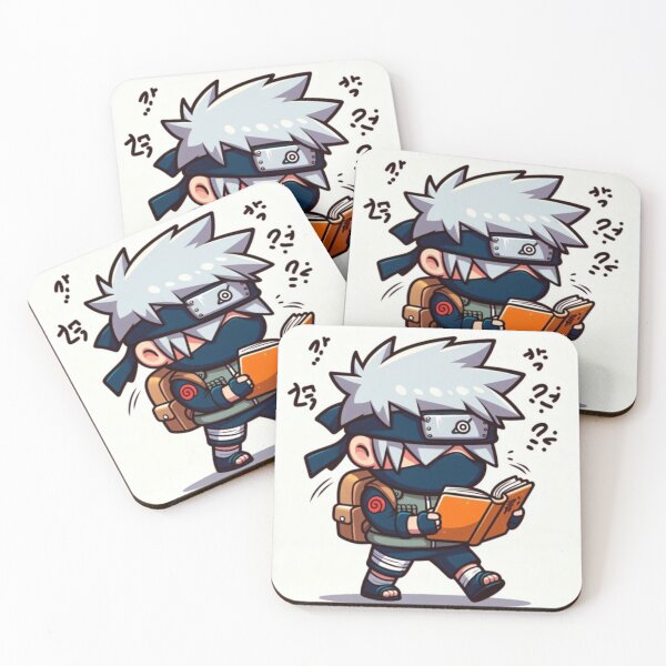 Item preview, Confused Anime Ninja Reading Sticker | Funny Chibi Book Lover | Study Struggle Meme Aesthetic designed and sold by PublicNetwork.
