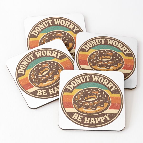 Item preview, Donut Worry Be Happy – Cute Donut Pun Funny Food Humor Design designed and sold by rushaib.
