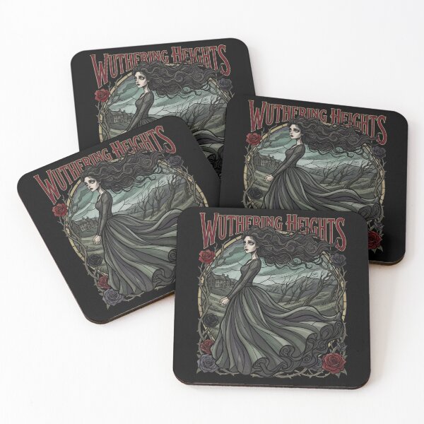Aperçu de l'œuvre Les Hauts de Hurlevent Catherine Romance gothique Emily Brontë Livre créée et vendue par Fenay Designs.