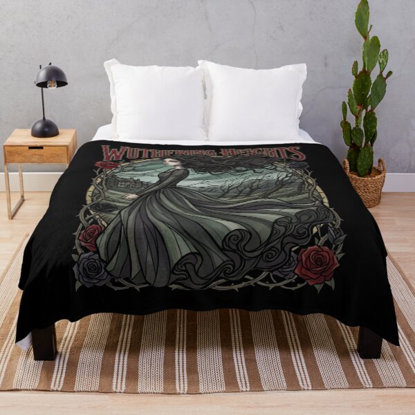 Artikelvorschau, Wuthering Heights Catherine Gothic Romance Emily Brontë Buch entworfen und verkauft von Fenay Designs.