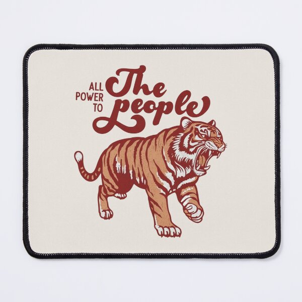 Item preview, All Power To The People, Tiger Anti Oligarchy F Trump Resistance Revolt Anti MAGA, Protest, Political designed and sold by toongstudio.
