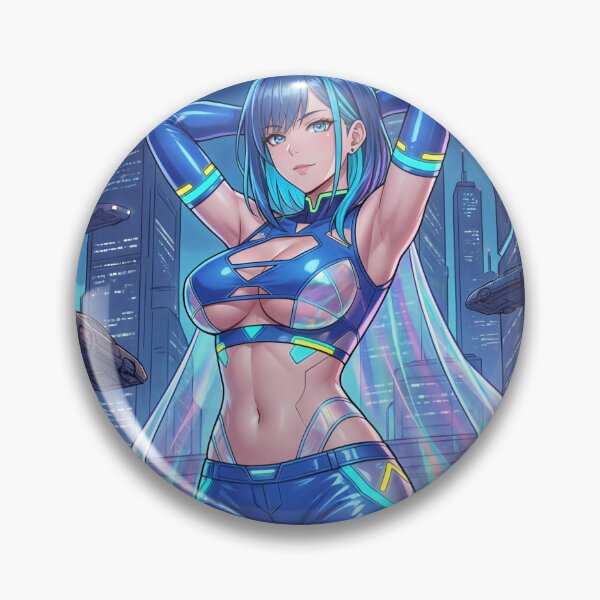 Item preview, Cyberpunk Euphoria Anime Girl designed and sold by stereonut.