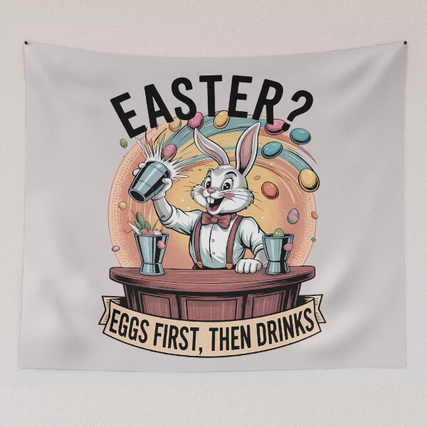 Item preview, Funny Easter Bunny Cocktail Design designed and sold by Art-Arcade6.