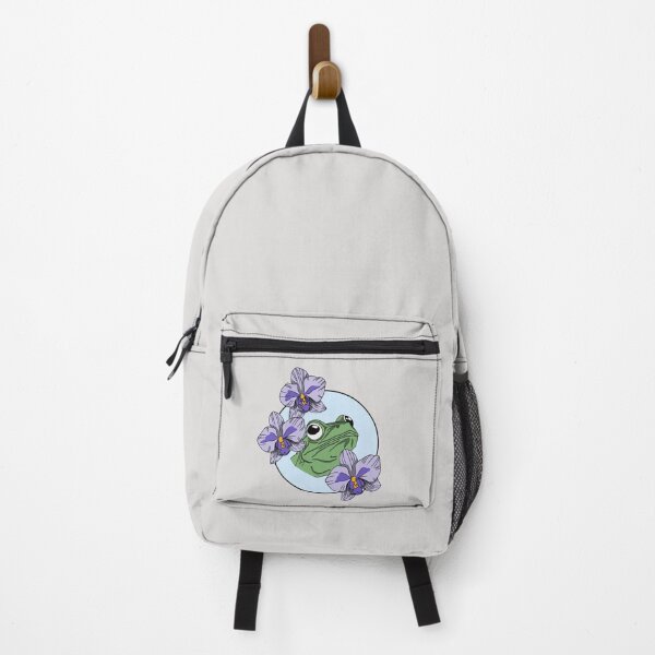 Item preview, Minimalistic frog with flowers designed and sold by Pamelarts.