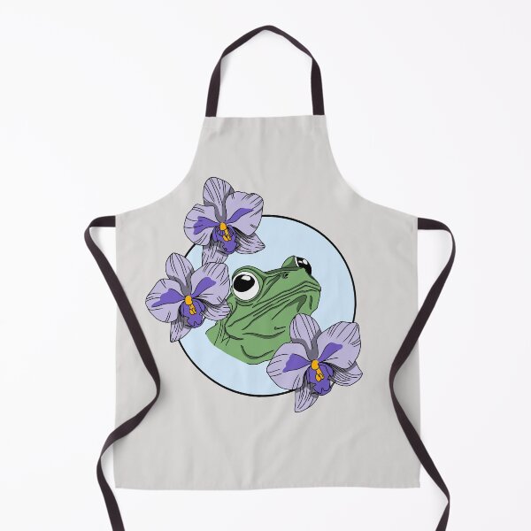 Item preview, Minimalistic frog with flowers designed and sold by Pamelarts.
