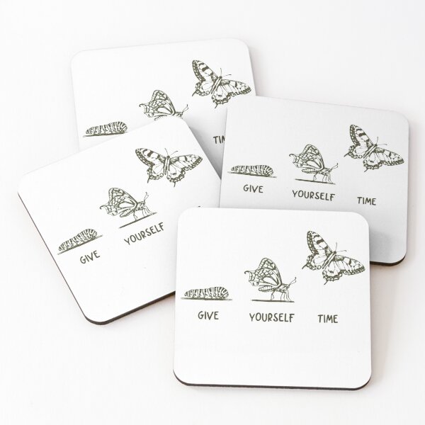 Item preview, Give Yourself Time Butterfly Metamorphosis Growth Aesthetic designed and sold by haitrieuic96.
