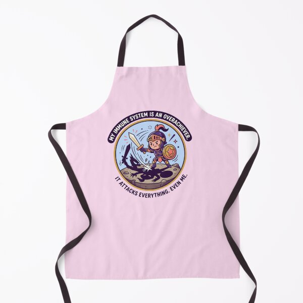 Item preview, Overachieving Immune System Warrior - Funny Autoimmune Art designed and sold by MiowandMolly.