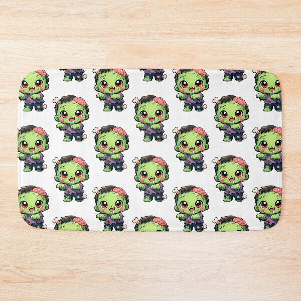 Item preview, Cute Little Zombie Chibi - Kawaii Horror Monster Art designed and sold by Tw1nsAIArt.