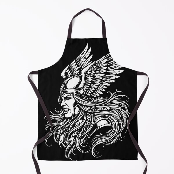 Item preview, Valkyrie, Nordic Warrior, Viking Mascot Woman designed and sold by PixelStudioBe.