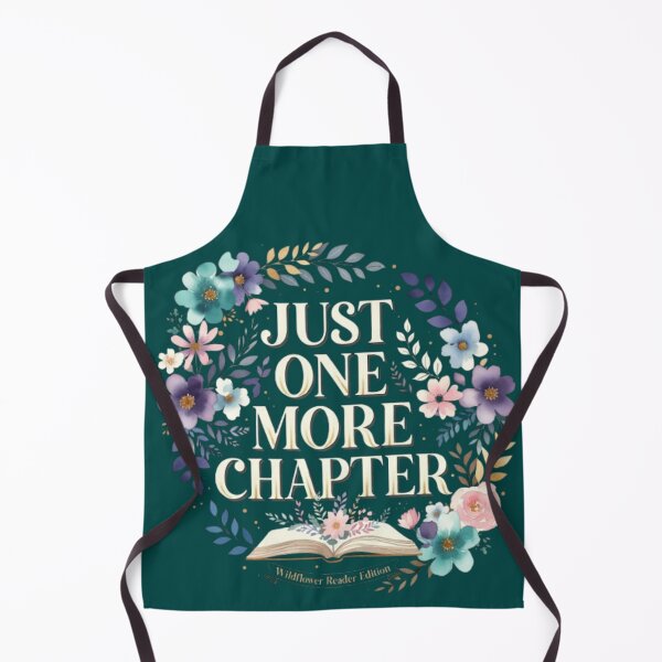 Item preview, Just One More Chapter Floral Book Lover Gift Gold Wildflower Reader Aesthetic Bookish Quote For Women Moms designed and sold by Syrupulse.