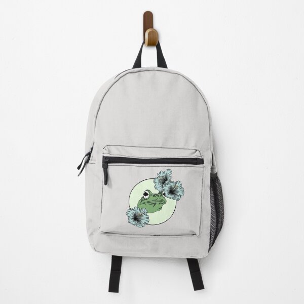 Item preview, Minimalistic frog with flowers designed and sold by Pamelarts.