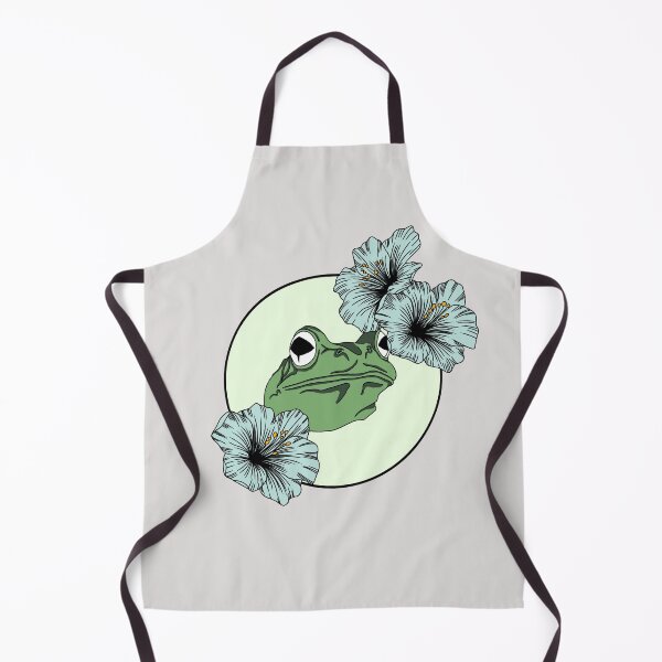 Item preview, Minimalistic frog with flowers designed and sold by Pamelarts.