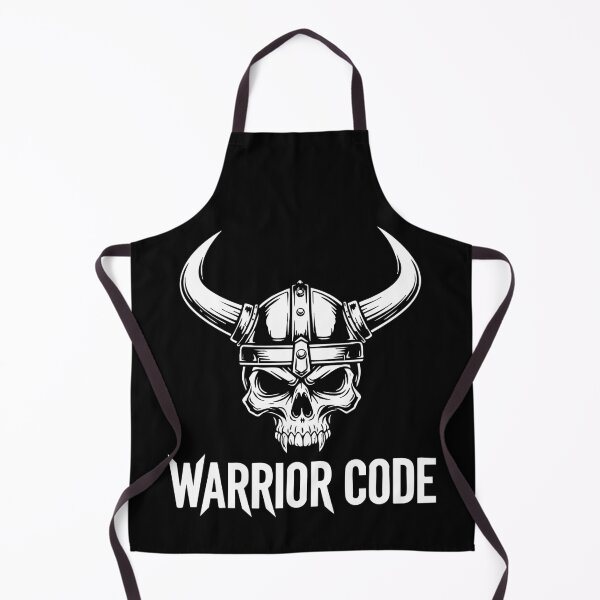 Item preview, Warrior Code Viking Skull Norse Horned Helmet designed and sold by PixelStudioBe.